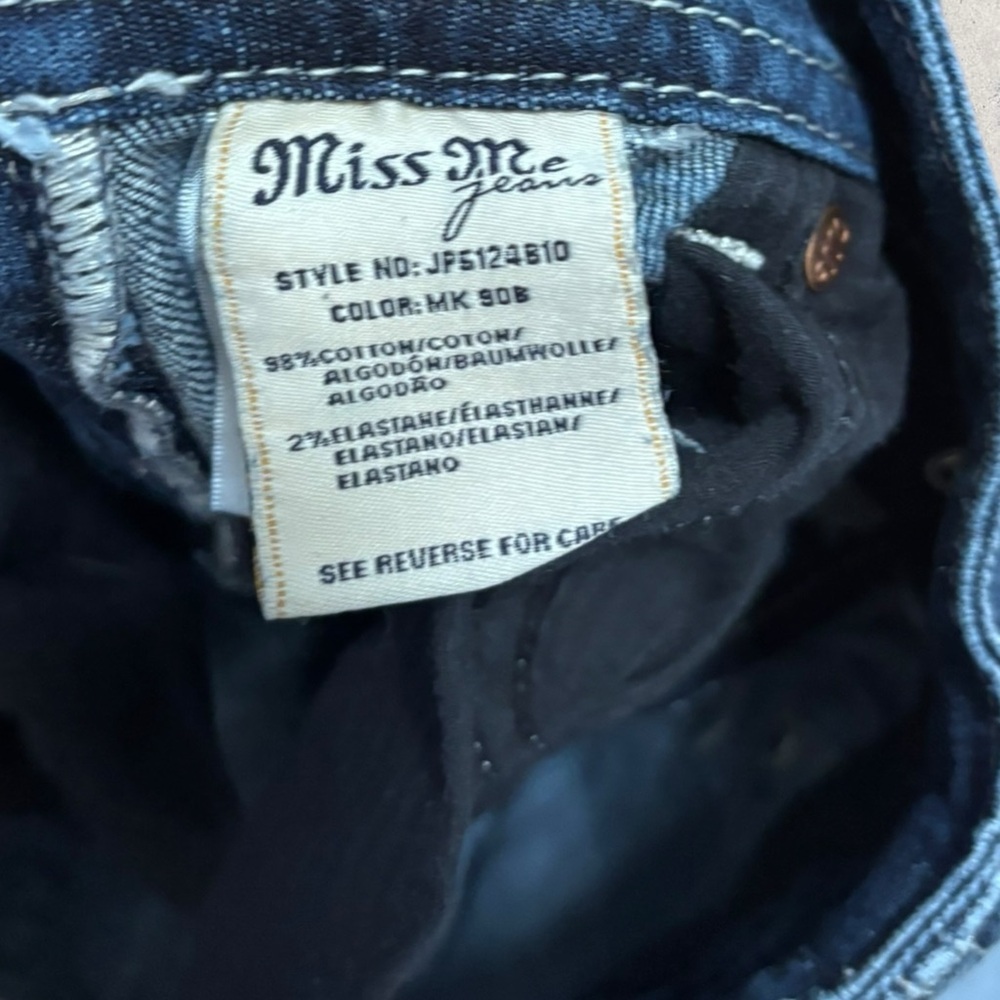 Miss me low rise embellished bootcut jeans - Picture 3 of 7